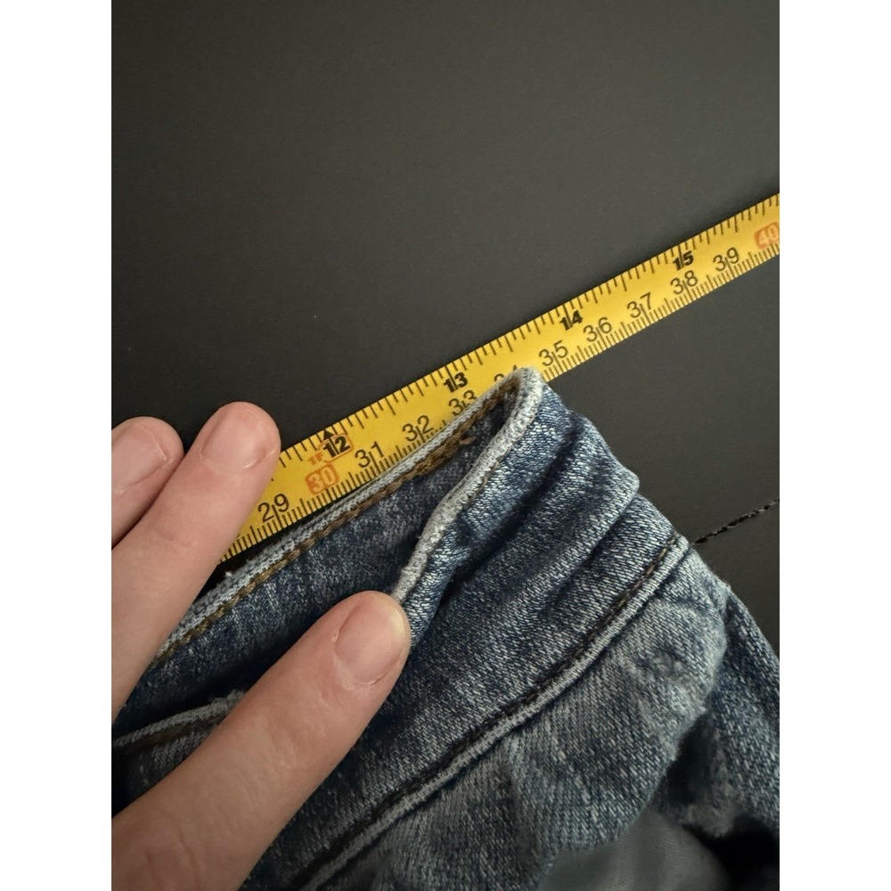 BDG Kick Flare Jeans High Rise Cropped Medium Wash‎ Raw Hem Size 26 - Picture 8 of 9